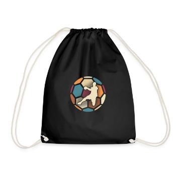 Handball - Drawstring Bag - black - Front