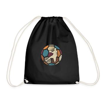 Handball Handball Joueur Handball Joueur Sport Cadeau - Sac de sport léger - noir - Devant