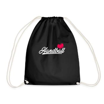 Handball - Drawstring Bag - black - Front
