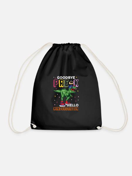 Kindergarten Kind Einschulung Schule Geschenk - Turnbeutel - Schwarz