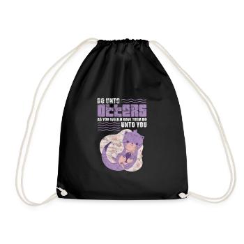 Loutre - Sac de sport léger - noir - Devant