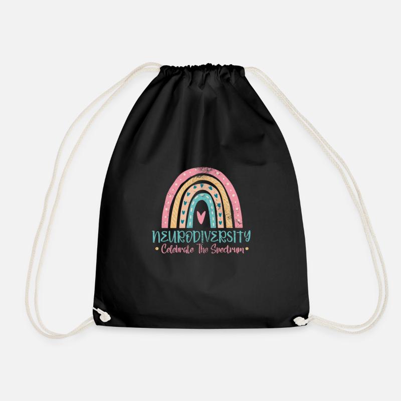 ADHD - Drawstring Bag - black