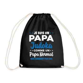 Homme Papa Judoka Humour Judo Cadeau - Sac de sport léger - noir - Devant