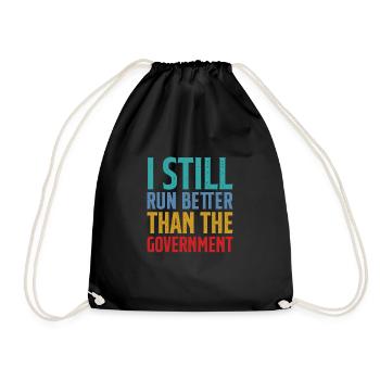 Amputation Amputation Prosthesis Gift - Drawstring Bag - black - Front