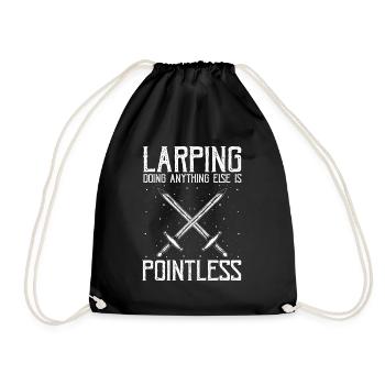 Citation de jeu de rôle fantastique pour le combat à l’épée - Sac de sport léger - noir - Devant