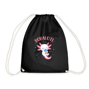 Bubble Tea - Drawstring Bag - black - Front