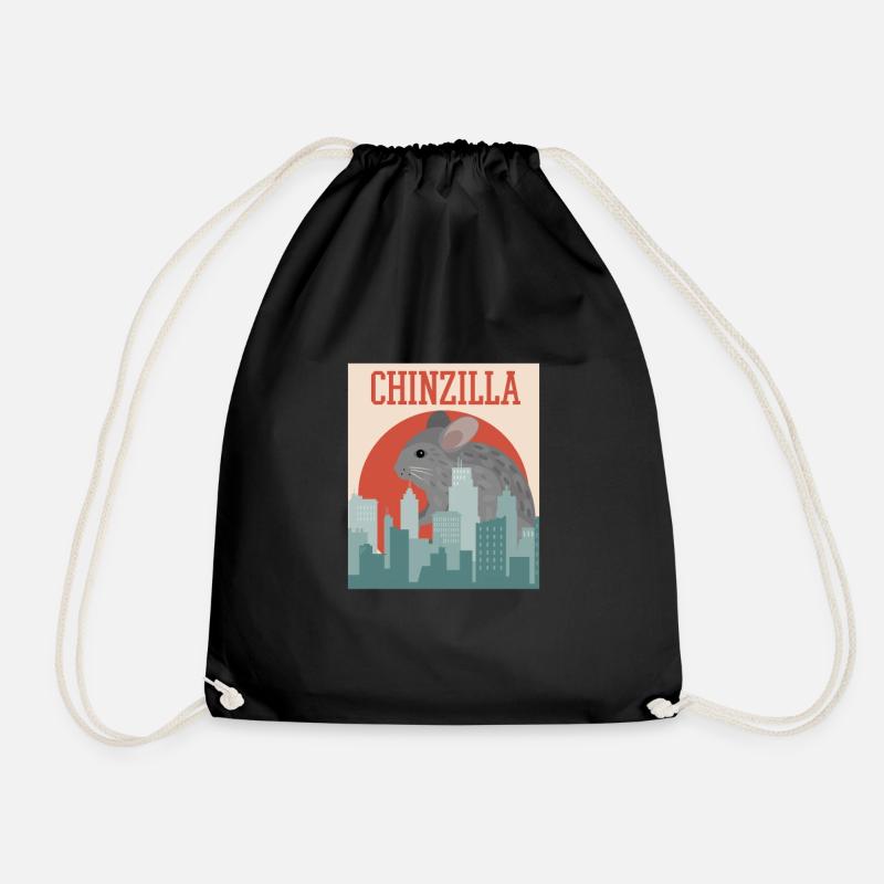 Chinchilla - Turnbeutel - Schwarz
