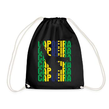 Capoeira - Turnbeutel - Schwarz - Vorne