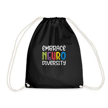 TDAH TDAH Cadeau de déficit de l’attention - Sac de sport léger - noir - Devant