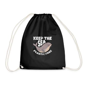 Climate Change Environment Earth Earth Gift - Drawstring Bag - black - Front