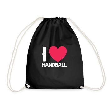 Handball - Drawstring Bag - black - Front