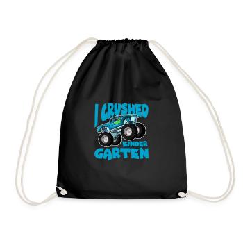 Kindergarten Child School Enrollment School Gift - Drawstring Bag - black - Front