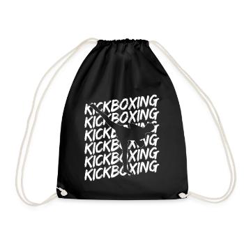 Kickboxing - Turnbeutel - Schwarz - Vorne