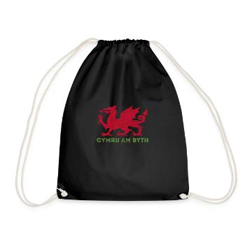 Club de rugby Équipe de rugby Football Sport Cadeau - Sac de sport léger - noir - Devant