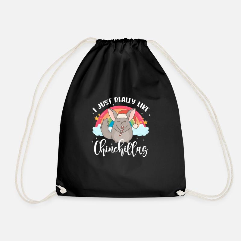 Chinchilla - Turnbeutel - Schwarz