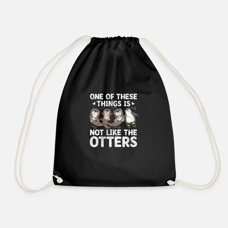 Otter - Turnbeutel - Schwarz