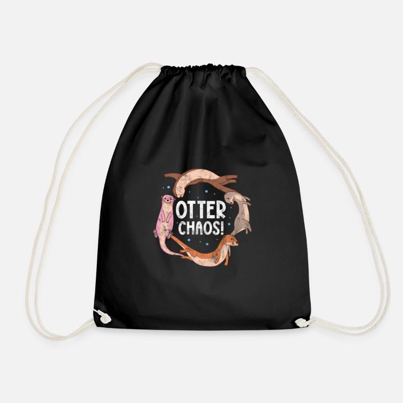 Otter - Turnbeutel - Schwarz