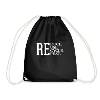 Climate change - Drawstring Bag - black - Front