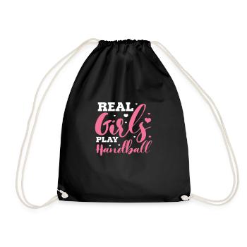 Handball - Drawstring Bag - black - Front