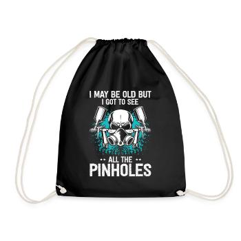 Car Painter Offer for Car Painters - Drawstring Bag - black - Front