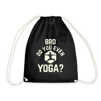 Yogalehrer Spruch Für Yogi Yoga - Turnbeutel - Schwarz - Vorne