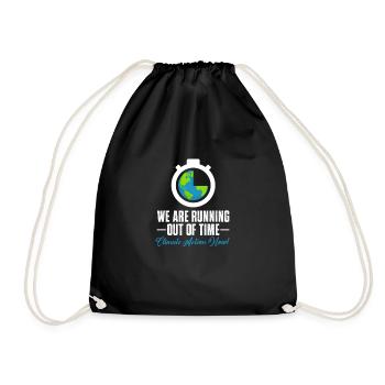 Climate change - Drawstring Bag - black - Front