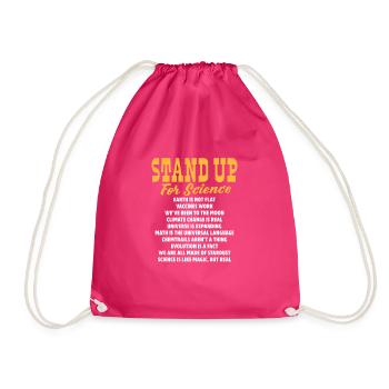 Climate change - Drawstring Bag - fuchsia - Front