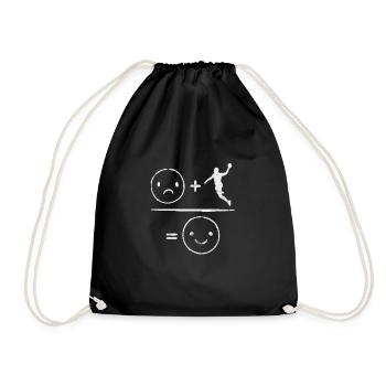 Handball Handball Player Handball Player Sports Gift - Drawstring Bag - black - Front