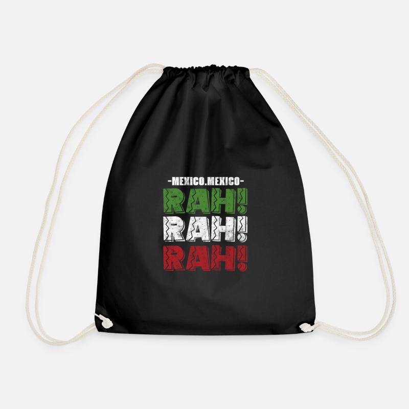 Mexico - Drawstring Bag - black