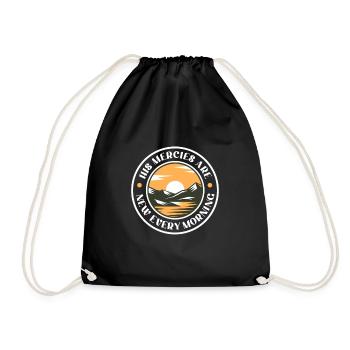 Bible Bible Verse Christian Proverbs Jesus Gift - Drawstring Bag - black - Front