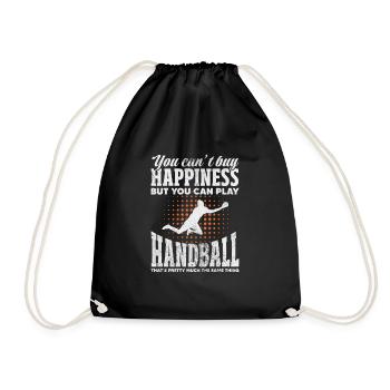 Handball Handball Handball Handball Joueur de sport Cadeau - Sac de sport léger - noir - Devant