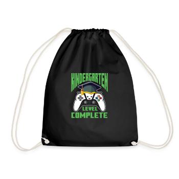 Kindergarten Child School Enrollment School Gift - Drawstring Bag - black - Front