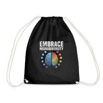 TDAH - Sac de sport léger - noir - Devant