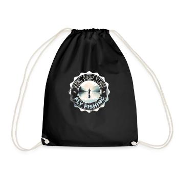 Fly Fishing Reel Good Vibes in Ice Cold Mountain - Turnbeutel - Schwarz - Vorne
