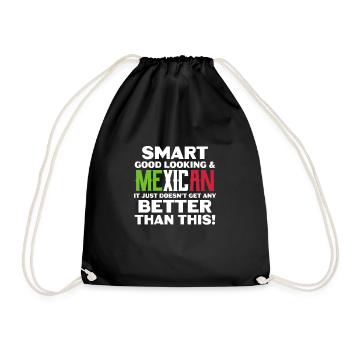 Cadeau de la nation mexicaine mexicaine - Sac de sport léger - noir - Devant