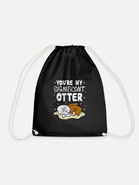 Otter - Turnbeutel - Schwarz