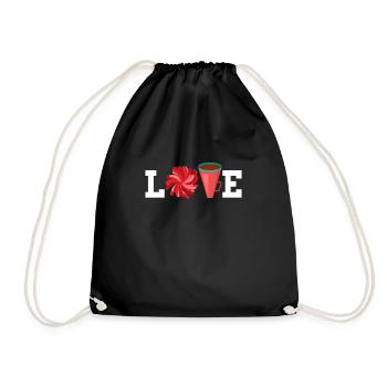 Cheerleader - Drawstring Bag - black - Front