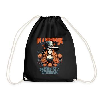 Magical Dark Art Occult Witch Designs - Drawstring Bag - black - Front