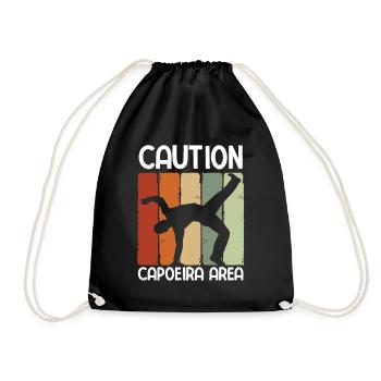 Capoeira - Turnbeutel - Schwarz - Vorne