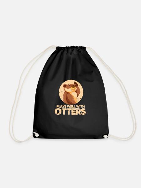 Otter - Turnbeutel - Schwarz