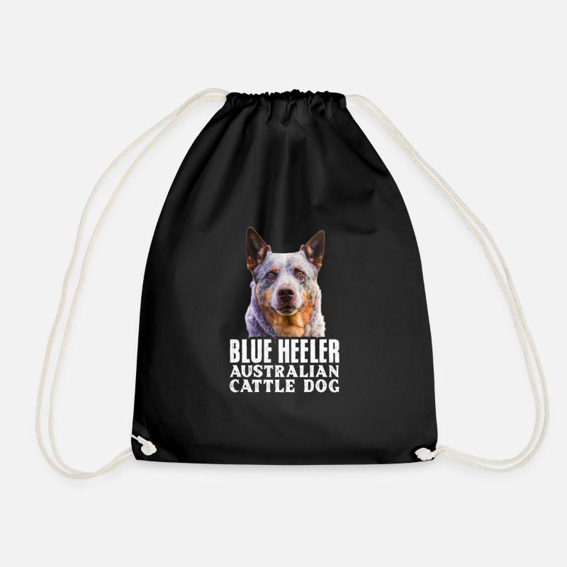 Australian Cattle Dog - Turnbeutel - Schwarz
