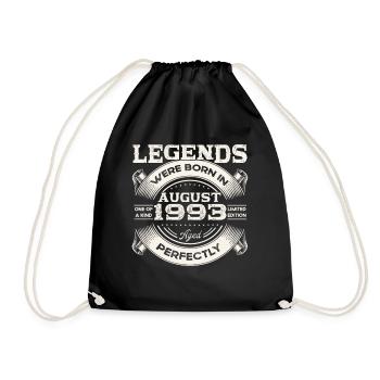 30 Birthday Men Original Août 1993 - Sac de sport léger - noir - Devant