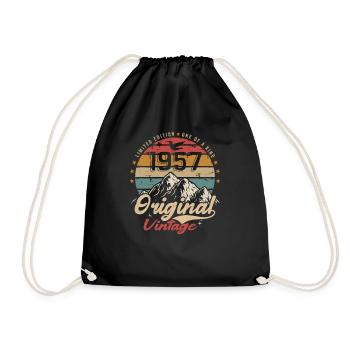 Original Vintage 1957 édition limitée 1957 - Sac de sport léger - noir - Devant