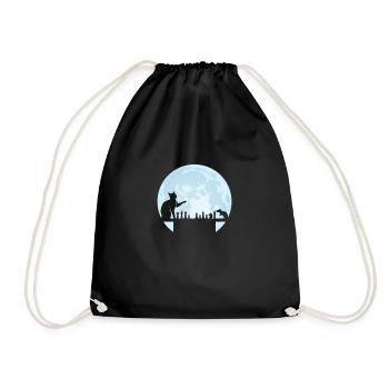 Chess Chess Board Checkmate Chess Player - Drawstring Bag - black - Front