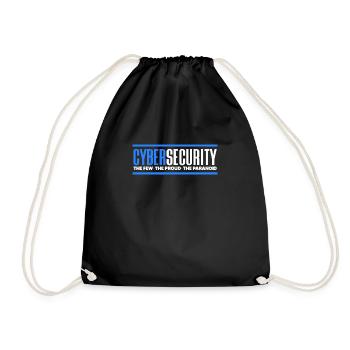 Hacker Coder Computerfreak Nerd Hacking Geschenk - Turnbeutel - Schwarz - Vorne