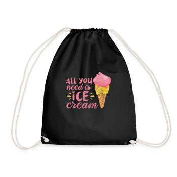 Glace - Sac de sport léger - noir - Devant