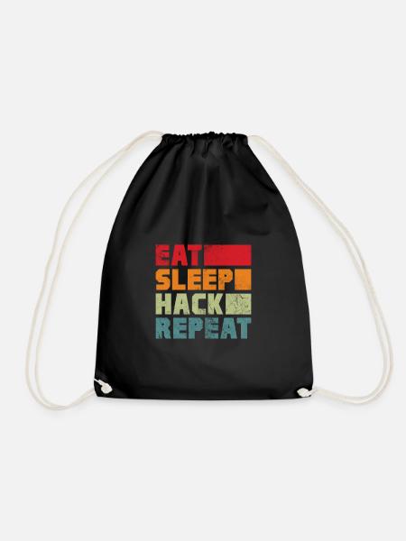Hacker - Turnbeutel - Schwarz