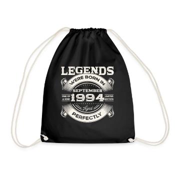 29ème Anniversaire Légende Septembre Millésime 1994 - Sac de sport léger - noir - Devant