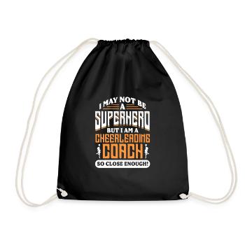 Cheerleader - Drawstring Bag - black - Front