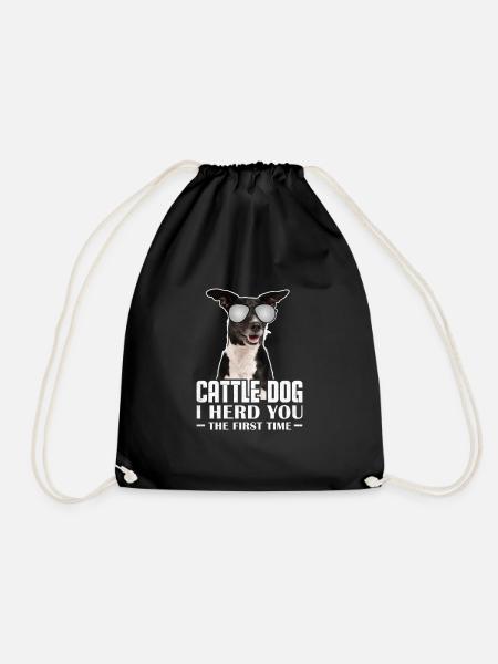 Australian Cattle Dog - Turnbeutel - Schwarz